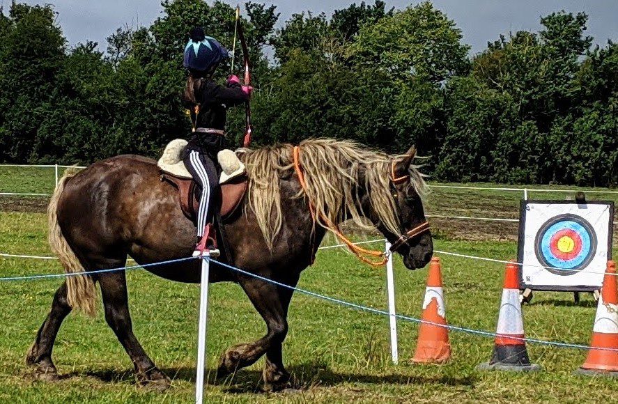 Horse Back Archery: starting young